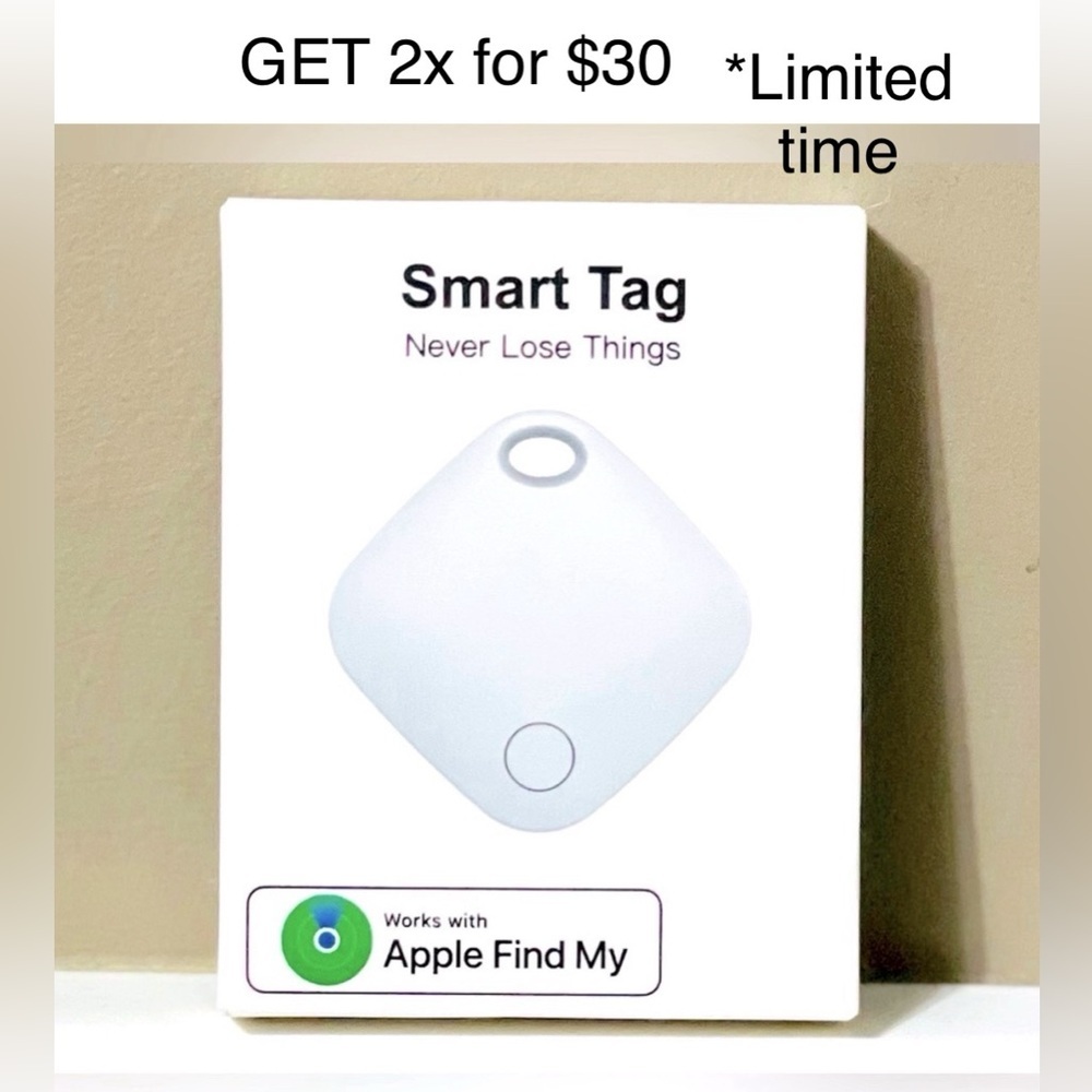 RSH MFi Certified Smart Tag "itag03” BT/GPS Tracker/ work w/ FindmyiOS 🚘…